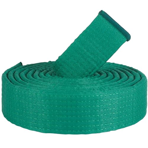 CREATCABIN Grüner Jiu-Jitsu-Gürtel Polyester,Kampfsport-Gürtel,Judo,Karate,TKD,Aikido,Uniform,Ranglistengürtel,Lang,Weich,Universelle Passform,Gürtel,Taekwondo Für,Leistungssport-Trainingsgerät,280cm