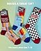 Blue Q Funny Men's Crew Socks, Ringmaster of the Show. Fit shoe size 7 to 12.