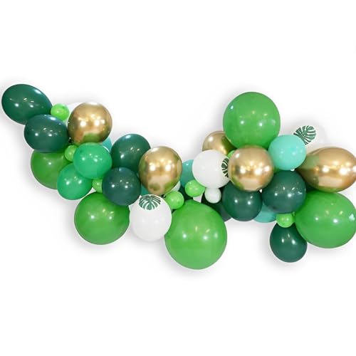 Voircoloria Dark Green Balloons, 66pack 12inch Green Latex Party Balloons for Birthday, Graduation, St. Patrick's Day, Christmas, Baby Shower, Dinosaur Party, Anniversary Party Decorations - 9