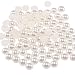 Lifestyle-cat 10mm White Flatback Imitation Pearls Resin Pearl Beads Half Pearls Beads for DIY Crafts Making 180pcs (Ivory)