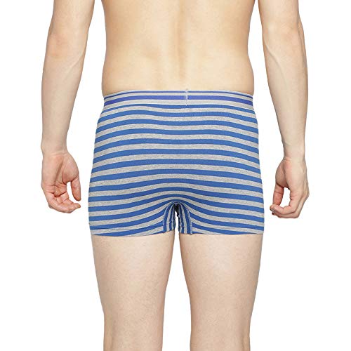 Image of Levi's 006 Classic Trunk for Men | Cotton Stretch Fabric | Striped Men's Underwear | Anti-Roll Waistband | Mid-Length Fit | Extra Supportive Gusset | No Ride-Up Leg | Durable | Tagless | Pack of 1