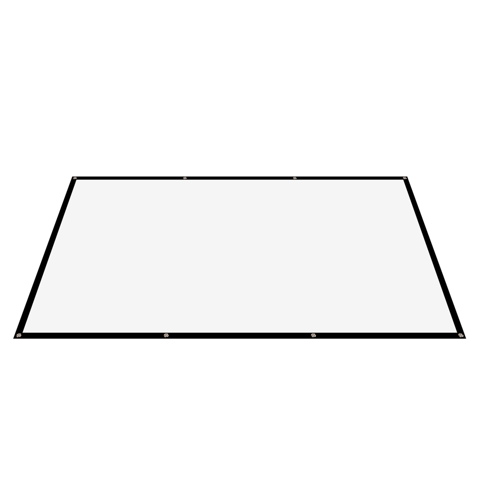 Generic Tela do Projetor de 100 Polegadas, Cortina Macia HD Portátil Dobrável, Tela HD