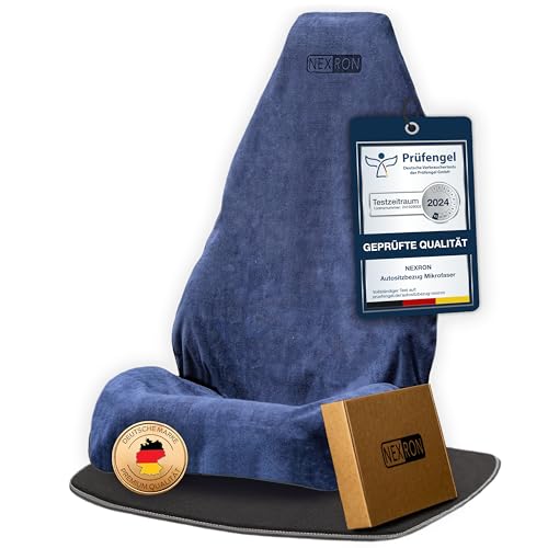 NEXRON® Autositzschoner – besonders bequemer Autositzbezug mit sportlichem Premium Stoff – schützt die Sitze deines Autos in Sekundenschnelle
