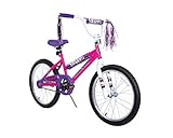 Dynacraft 8109-25ZTJ Girls Sapphire Magna Bike, Silver / Pink, 20'