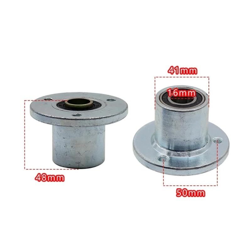 Front Hub with Bearing Seal Fit for 110cc 168 200F Go Kart Buggy Karting ATV UTV Quad Bike Parts(Yellow)