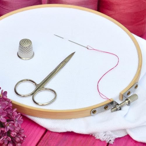 Cadres à broder de 26 cm JMIATRY pour broderie, point de croix et couture