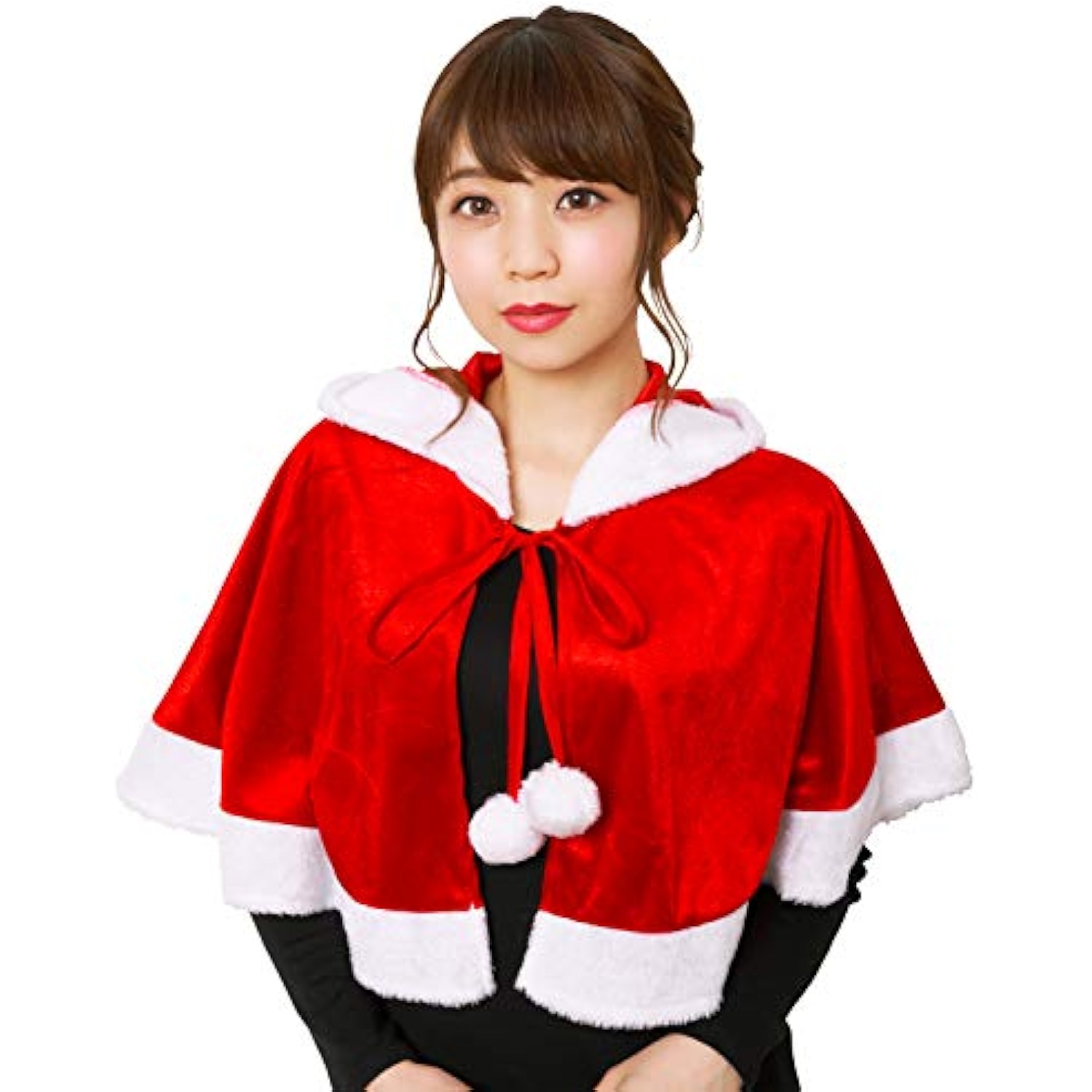 クリアストーン(Clearstone) コスプレ クリスマス カラフルケープ レディース レッド 詳細画像5