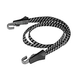 Comodo e regolabile: questa cinghia elastica per bagagli da bicicletta ha una dimensione piatta di 57 cm e una lunghezza totale di 70 cm, con una capacità di elasticità fino a 165 cm. Può essere facilmente regolato per adattarsi alle tue esigenze specifiche e tenere saldamente il bagaglio in posizione.