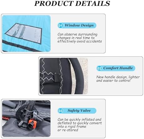 XEEAOFE Inflatable Wind Wing Foil & Hydrofoil Board - Lightweight, Portable Hydrofoil for Outdoor Water Sports, Perfect for Windfoiling & Hydrofoiling Adventures