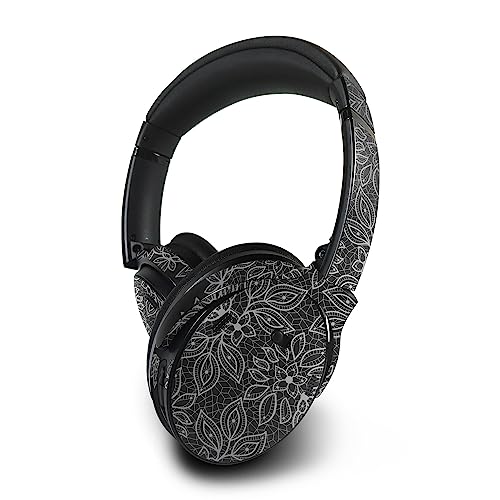 Image of MightySkins Skin Compatible with Bose QuietComfort 45 Headphones - Floral Lace | Protective, Durable, and Unique Vinyl Decal wrap Cover | Easy to Apply, Remove, and Change Styles | Made in The USA