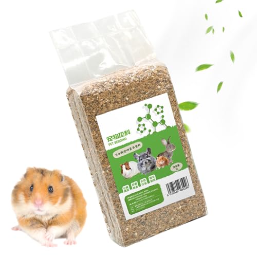 Arenero para hámsters – Arenero para gerbilos con control de olores natural | Sustrato para jaulas interior y exterior para hámster, gerbillo y chinchilla