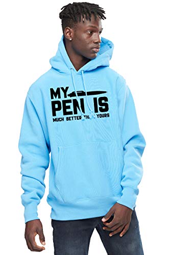 Image of The SV Style Random Print Graphic Print Pullover Hoodie, Black, Long Sleeve with Kangaroo Pocket 320 GSM Fleece Inside