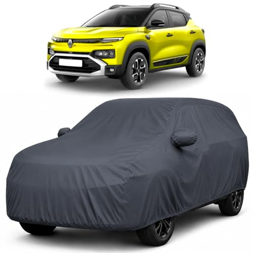 Image of Autofact Premium Car Cover for Kiger | All Weather Waterproof Full Body Car Cover | Light-Weight Triple-Stitched Outdoor Shield with UV Protection, Dustproof & Heat-Resistant