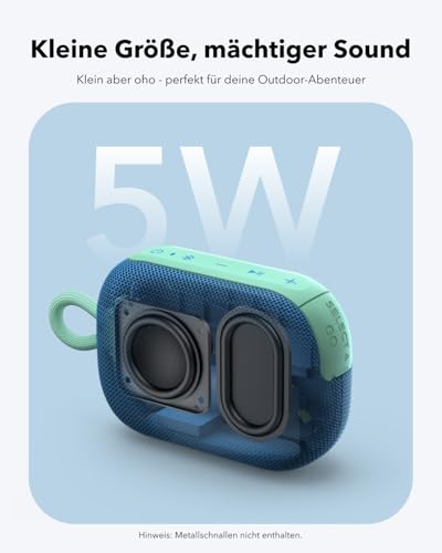soundcore by Anker Select 4 Go Bluetooth Mini Lautsprecher, ultraportabel – Ansicht 3