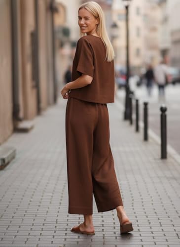 Image of Co ord Set for Women Stylish | Dress for Woman | Summer Cord Set for Women | Pajama Set | Pyjama Set for Beach & Resort Outfits Full Sleeve (29 C-1-3)