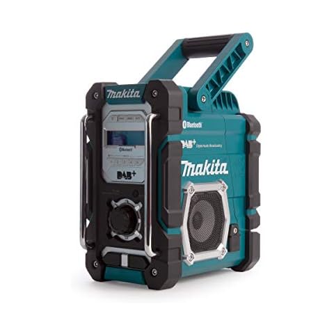 Makita DMR112 Akku-Baustellenradio 7,2 V - 18 V mit DAB+ und Bluetooth (ohne Akku, ohne Ladegerät), türkis Cover