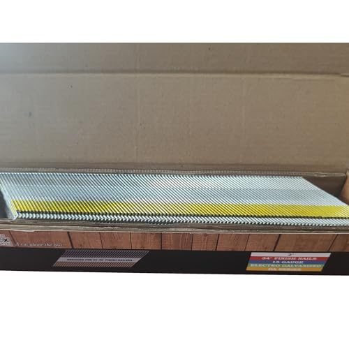 2\" Angled Finish Nails, 15 Gauge, Clipped D Head, Electro Galvanized (33-35 Degree) - 2000pcs box (DHAFNEG-2.15) - Thumbnail 5
