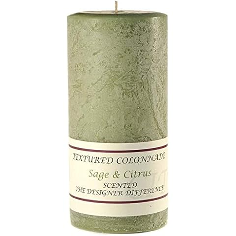 KYS Pack of 2, Textured 3" x 6" Pillar Candles Cover