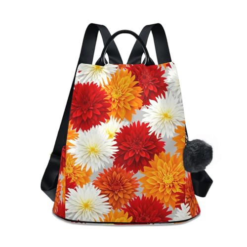 Sac à dos antivol pour femme imprimé tendance avec zip sécurisé