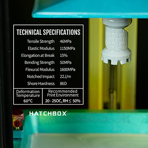 Resina HATCHBOX 3D UV 405 nm 500 ml verde transparente - Fernando Cortés