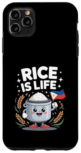 Funny Rice Is Life ���킢�� �[�l�� �N�b�J�[ �X�}�z�P�[�X iPhone 11 Pro Max �p