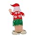 Airblown Animated Santa Dancing Hula Christmas Yard Inflatable Garden Decoration, 6-Ft