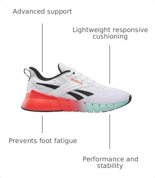Image of Reebok Mens Nano Gym Sneakers for Men, Workout Mens Shoes