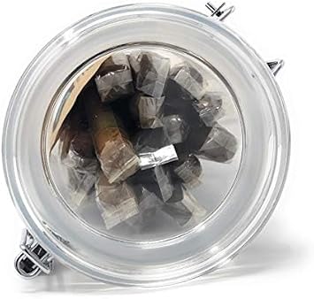 Acrylic Cigar Humidor Jar with Boveda 69% 2-Way Humidity System, 25 Cigar Capacity