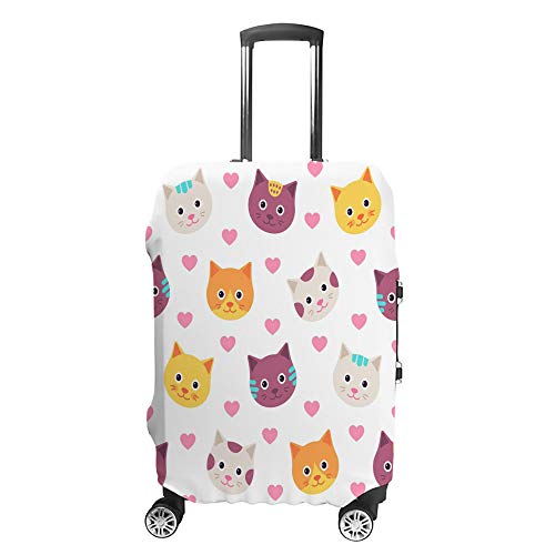 Housse de voyage anti-rayures chat pour valise lavable