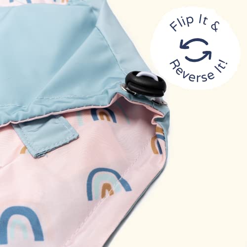 Lucy & Co. Reversible Raincoat For Dogs & Pets - Dog Raincoat - Fashionable And Comfy Water Resistant Adjustable Poncho Raincoat For Canines. Multiple To Fit All Types Of Dog Breeds #TOP2
