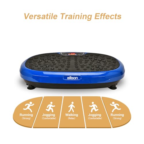 EILISON-FIRMHOLD-Handle-Vibration-Plate-Exercise-Machine-for-Lymphatic-Drainage-Whole-Body-Workout-Vibration-Platform-350lbs-for-Beginners-Recovery-Body-Shape-Machine-for-Tonning-Handle-Brown EILISON FIRMHOLD Handle Vibration Plate Exercise Machine for Lymphatic Drainage Whole Body Workout Vibration Platform 350lbs for Beginners Recovery Body Shape Machine for Tonning Handle Brown
