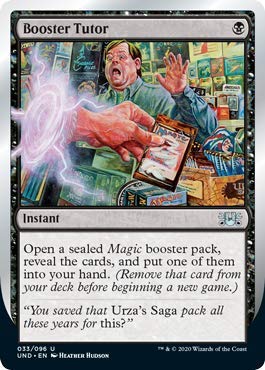 Magic: The Gathering - Booster Tutor - Unsanctioned
