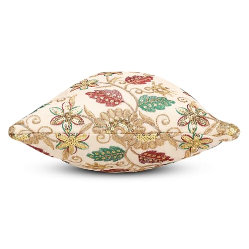 Image of LONGING TO BUY Indian Embroidered Pearl Potli Bag For Women, Sequence Design with Tassel, Wedding Potli Bags