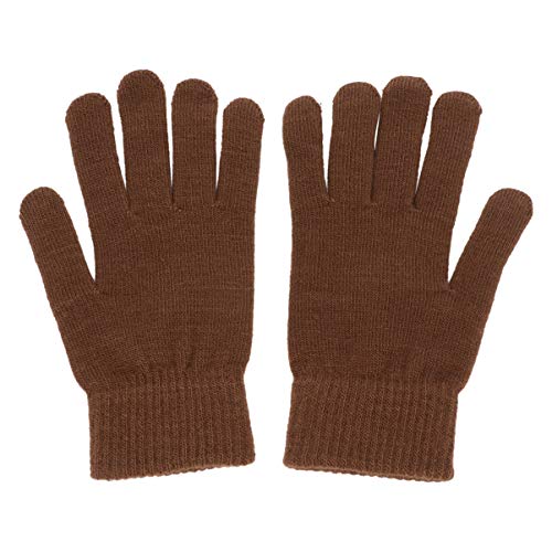 CLISPEED Luvas de Malha de Inverno Unissex Luvas Quentes de Inverno Luvas de Lã Isolamento Térmico L