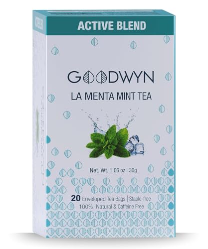 Goodwyn Peppermint Tea, Herbal Tea to Refresh and Rejuvenate, 20 Tea Bags