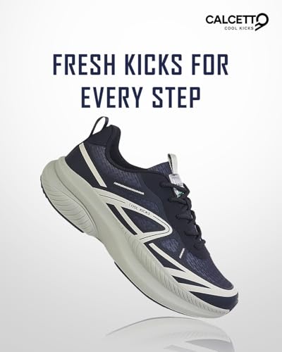 Image of Calcetto Men's CLT-1026 Lifestyle Shoes | Extra Comfort & Lightweight with Chunky Sole | Stylish Lace-Up Footwear