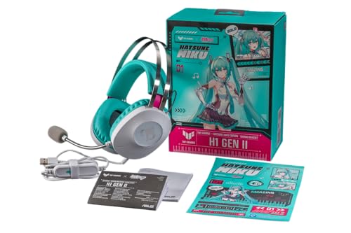 ASUS TUF Gaming H1 Gaming Headset Wired, Discord Certified Mic - Aqua - image 8