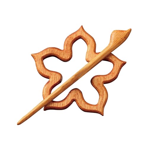 Broche en bois à motif animal, broche esthétique en forme d'animal de dessin animé, épingle à revers, épingle pull, châle, écharpe (2) (B, 5cm)