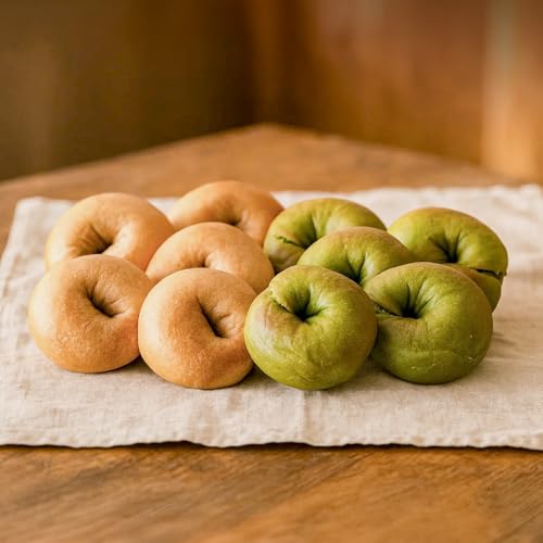 CHABON 北海道産小麦100%のベーグル 京のお茶セット10個(抹茶・ほうじ茶各5個)|京都 食べ比べ 焼きたて もちふわ グルメ 朝食 おやつ パン お取り寄せ 通販 ふるさと納税