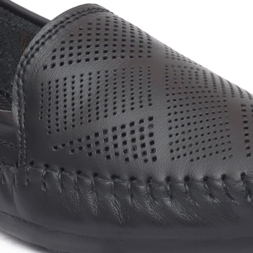 Image of Zoom Shoes Genuine Burnished Leather Brogue Bellies for Women and Girls ZVTR-01 | Ideal for Casual Events, Parties, and Ethnic Looks | Memory Cushioned Insole with Anti-Slip Sole
