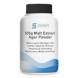Malt Extract Agar Powder 500 Grams - Evviva Sciences - Make Over 500 Agar Petri Dishes - Premium Performance - Excellent for Mold & Fungus - Great for Mushrooms & Science Projects