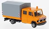  Mercedes T2, orange, Kommunal, 0, Modellauto, Fertigmodell, Herpa 1:87