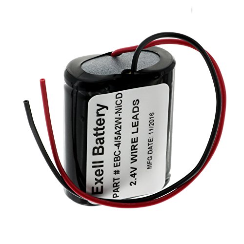 Exell 2.4V 1200mah NiCd Custom Battery Pack w/Wire Leads