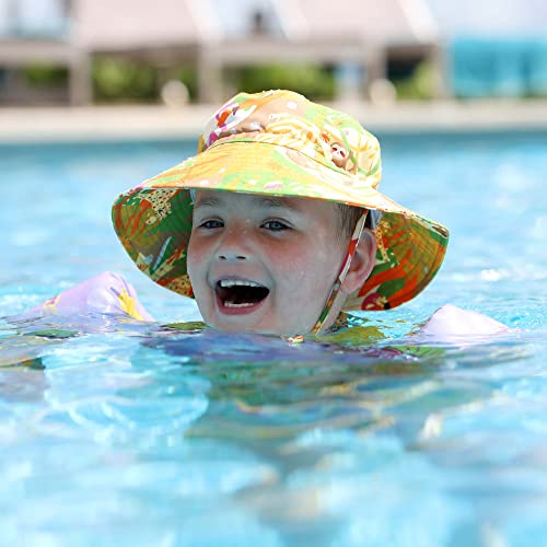 JAN & JUL Quick Dry Sun-Hat with Neck Flap for Swimming Boys' Beach Hat4