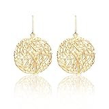 [ナオットジュエリー] レディース ピアス Mesh Plate Pierce/Earring タイプ:ピアス ゴールド