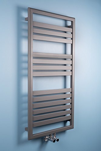 Preisvergleich Produktbild Wärmehaus Designer Handtuchheizkörper Badheizkörper Handtuchwärmer 1200x600mm Grau