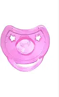 ZKMAGIC Chupeta Premium Soft 100% Silicone Rn Bico Redondo Tam1 (0 A 6 Meses) Marca Sonne Rosa