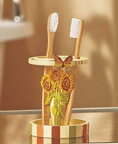 Sunflower Toothbrush Holder