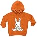 Hariz Baby Hoodie Conejo Knuddelig dulce animales selva Incluye tarjeta de regalo Coche de juguete naranja. 12-24 meses