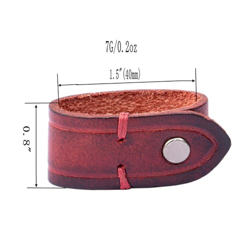 1.5"(38-40mm) Belt Loop Keeper Men's Leather Loop Keeper Replacement Belt Buckle Accessories3